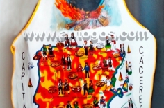 Caldereta sobre delantal